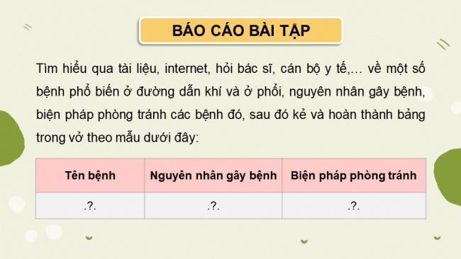 Soạn giáo án điện tử sinh học 11 KNTT Bài 9: Hô hấp ở động vật (P2)