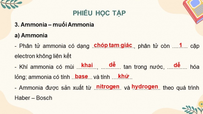 Soạn giáo án điện tử hóa học 11 KNTT Bài 9: Ôn tập chương 2