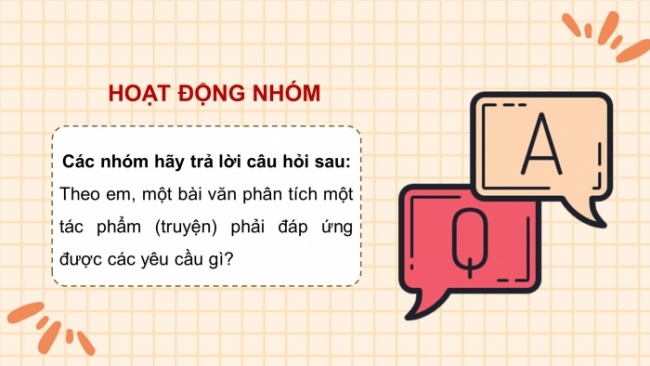 Soạn giáo án điện tử Ngữ văn 8 KNTT Bài 8 Viết: Viết bài văn phân tích một tác phẩm (truyện)