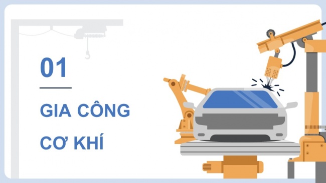 Soạn giáo án điện tử công nghệ cơ khí 11 KNTT Bài 7: Khái quát về gia công cơ khí