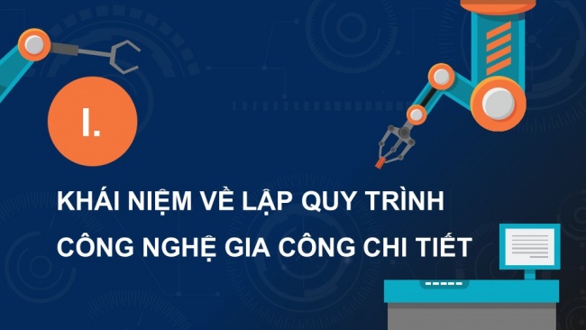 Soạn giáo án điện tử công nghệ cơ khí 11 KNTT Bài 9: Quy trình công nghệ gia công chi tiết