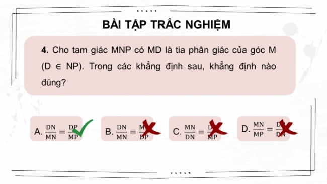 Soạn giáo án điện tử Toán 8 CTST: Bài tập cuối chương 7