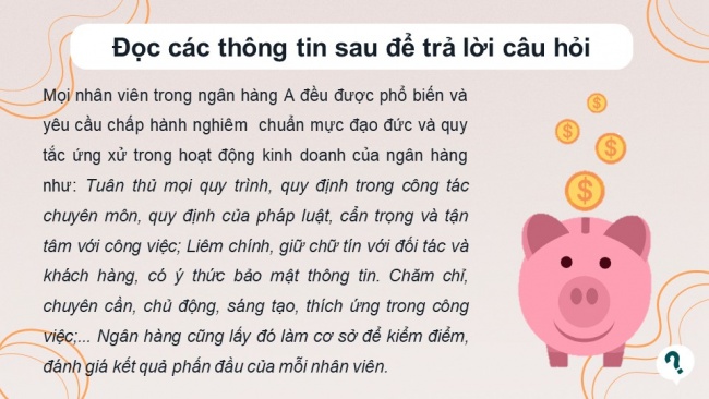 Soạn giáo án điện tử kinh tế pháp luật 11 KNTT Bài 7: Đạo đức kinh doanh