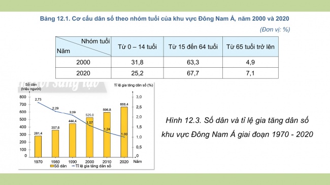 Soạn giáo án điện tử địa lí 11 CTST Bài 12: Tự nhiên, dân cư, xã hội và kinh tế Đông Nam Á (P2)