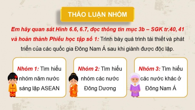 Soạn giáo án điện tử lịch sử 11 CTST Bài 6: Hành trình đi đến độc lập dân tộc ở Đông Nam Á (P2)