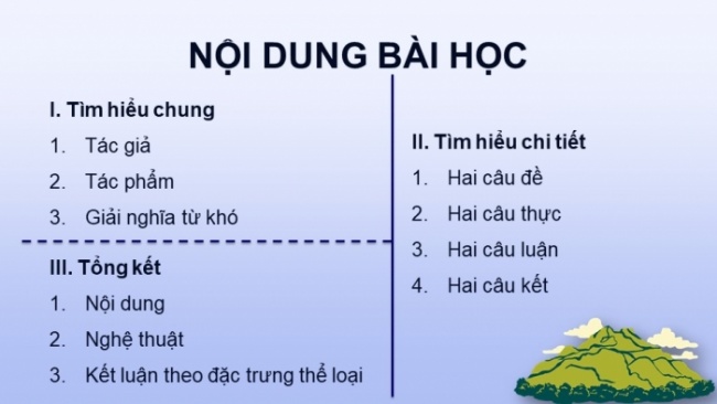 Soạn giáo án điện tử Ngữ văn 8 CTST Bài 6 Đọc 2: Qua Đèo Ngang