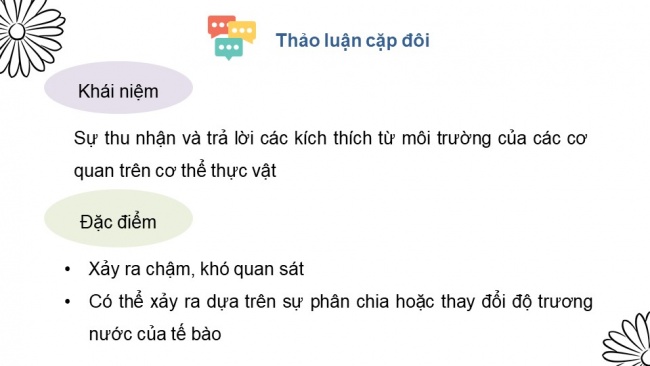 Soạn giáo án điện tử sinh học 11 CTST Bài 15: Cảm ứng ở thực vật