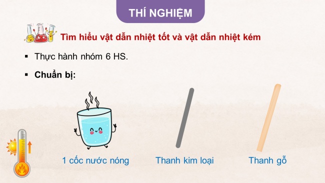 Soạn giáo án điện tử khoa học 4 cánh diều Bài 12: Vật dẫn nhiệt tốt và vật dẫn nhiệt kém