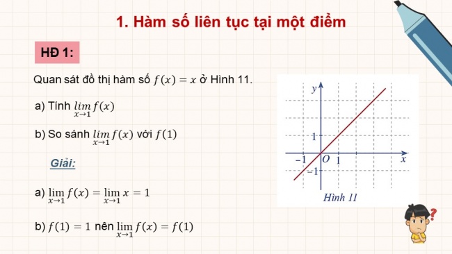 Soạn giáo án điện tử toán 11 Cánh diều Chương 3 Bài 3: Hàm số liên tục