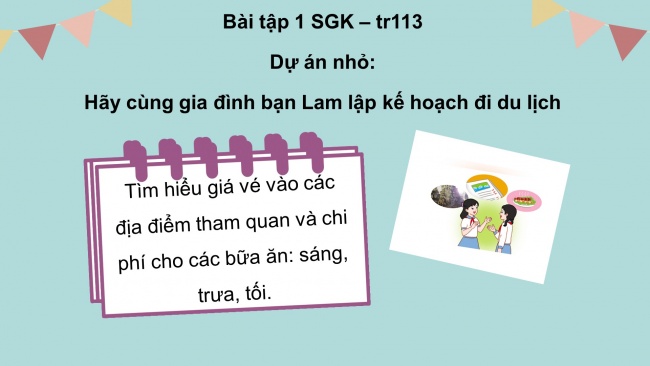 Soạn giáo án điện tử toán 4 cánh diều Bài 51. Em học vui toán