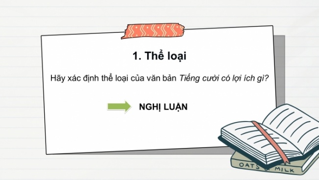 Soạn giáo án điện tử Ngữ văn 8 CTST Bài 4 Đọc 3: Tiếng cười có lợi ích gì?