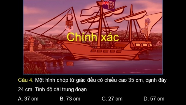 Soạn giáo án điện tử Toán 8 CTST HĐ thực hành trải nghiệm - Hoạt động 1: Dùng vật liệu tái chế gấp hộp quà tặng