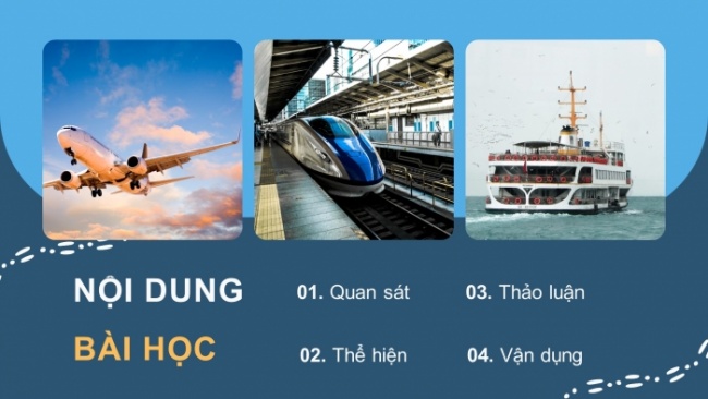 Soạn giáo án điện tử Mĩ thuật 8 KNTT Bài 11: Phương tiện giao thông công cộng trong sáng tạo mĩ thuật