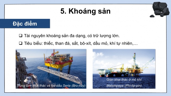 Soạn giáo án điện tử địa lí 11 KNTT Bài 11: Vị trí địa lí, điều kiện tự nhiên, dân cư và xã hội khu vực Đông Nam Á (P2)