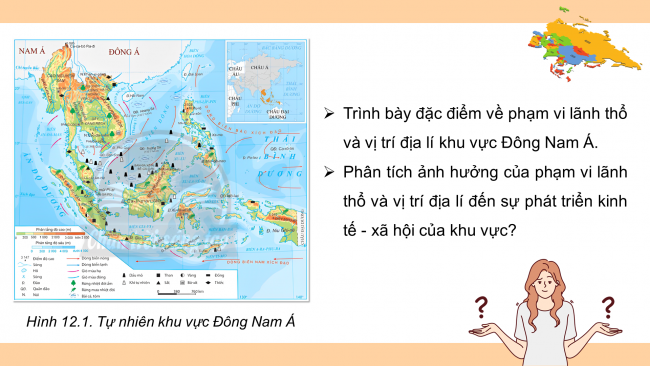 Soạn giáo án điện tử địa lí 11 CTST  Bài 12: Tự nhiên, dân cư, xã hội và kinh tế Đông Nam Á (P1)