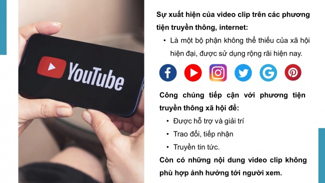 Soạn giáo án điện tử mĩ thuật 11 KNTT Bài 1:Khái quát về video clip