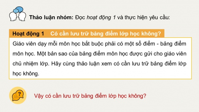 Soạn giáo án điện tử Khoa học máy tính 11 KNTT Bài 11: Cơ sở dữ liệu