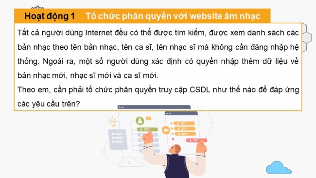 Soạn giáo án điện tử Khoa học máy tính 11 KNTT bài 15: Bảo mật và an toàn cơ sở dữ liệu