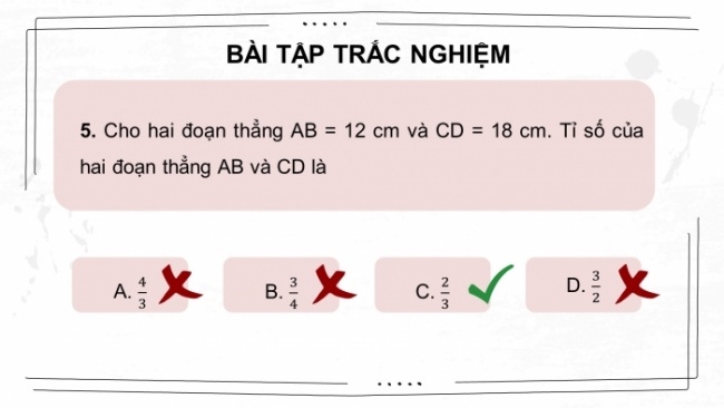 Soạn giáo án điện tử Toán 8 CTST: Bài tập cuối chương 7