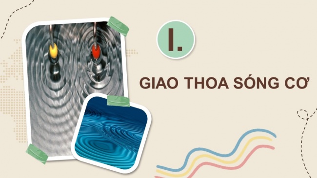 Soạn giáo án điện tử vật lí 11 CTST Bài 8: Giao thoa sóng