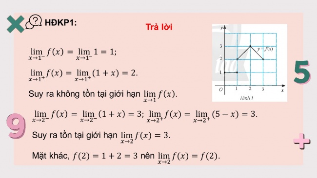 Soạn giáo án điện tử toán 11 CTST Chương 3 Bài 3: Hàm số liên tục