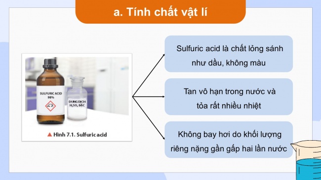 Soạn giáo án điện tử hóa học 11 CTST Bài 7: Sulfuric acid và muối sulfate