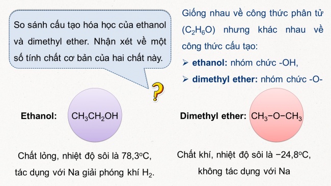 Soạn giáo án điện tử hóa học 11 CTST Bài 11: Cấu tạo hóa học hợp chất hữu cơ