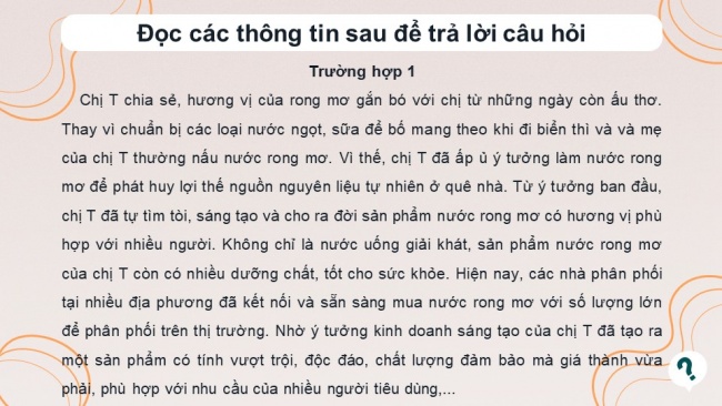 Soạn giáo án điện tử kinh tế pháp luật 11 CTST Bài 6: Ý tưởng và cơ hội kinh doanh