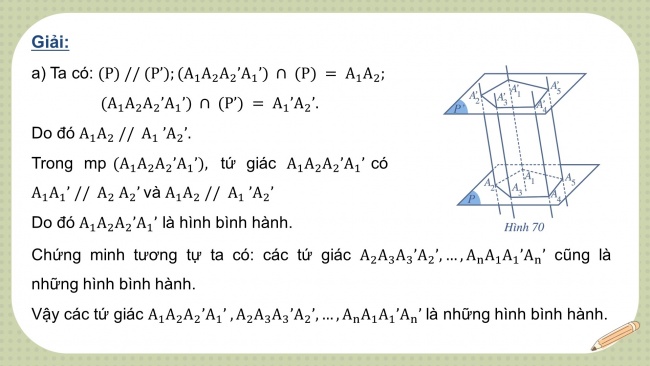 Soạn giáo án điện tử toán 11 Cánh diều Chương 4 Bài 5: Hình lăng trụ và hình hộp