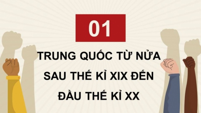 Soạn giáo án điện tử Lịch sử 8 KNTT Bài 14: Trung Quốc và Nhật Bản từ nửa sau thế kỉ XIX đến đầu thế kỉ XX (P1)