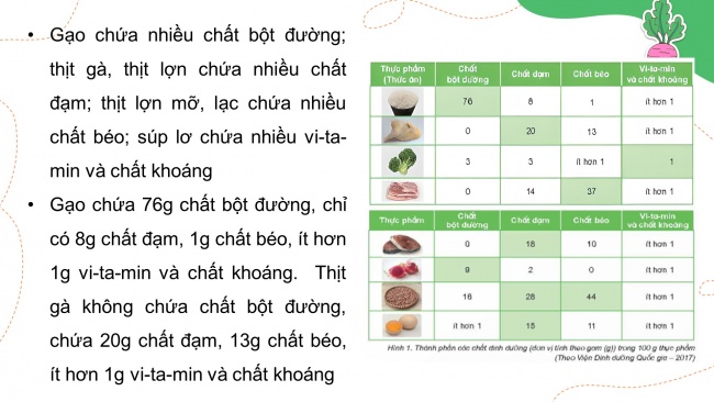 Soạn giáo án điện tử khoa học 4 KNTT Bài 23: Vai trò của chất dinh dưỡng đối với cơ thể