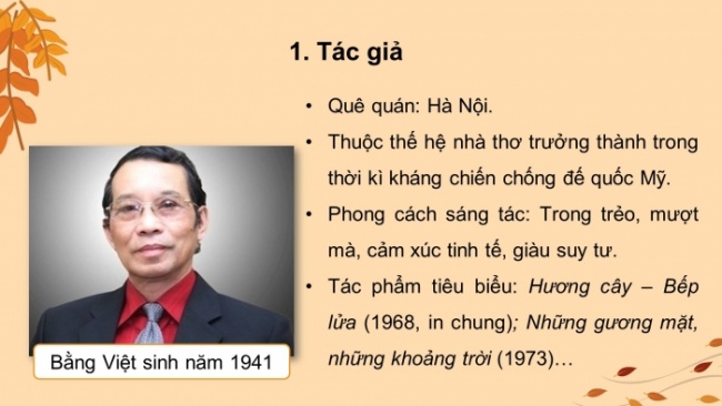 Soạn giáo án điện tử Ngữ văn 8 KNTT Bài 6 Đọc 3: Bếp lửa