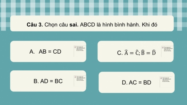 Soạn giáo án điện tử Toán 8 KNTT Bài: Luyện tập chung (tr.62)