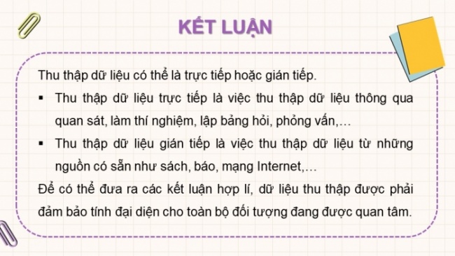 Soạn giáo án điện tử Toán 8 KNTT Bài 18: Thu thập và phân loại dữ liệu