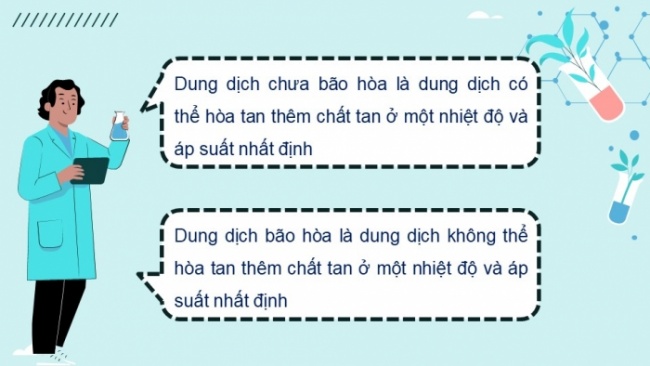 Soạn giáo án điện tử KHTN 8 KNTT Bài 4: Dung dịch và nồng độ