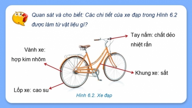 Soạn giáo án điện tử Công nghệ 8 KNTT Bài 6: Vật liệu cơ khí