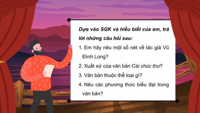 Soạn giáo án điện tử Ngữ văn 8 CTST Bài 5 Đọc 2: Cái chúc thư