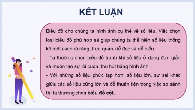 Soạn giáo án điện tử Toán 8 CTST Chương 4 Bài 2: Lựa chọn dạng biểu đồ để biểu diễn dữ liệu