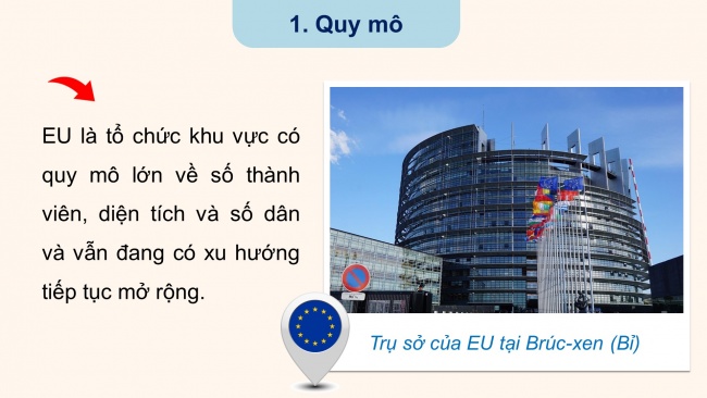 Soạn giáo án điện tử địa lí 11 KNTT Bài 9: Liên minh châu Âu – Một liên kết k