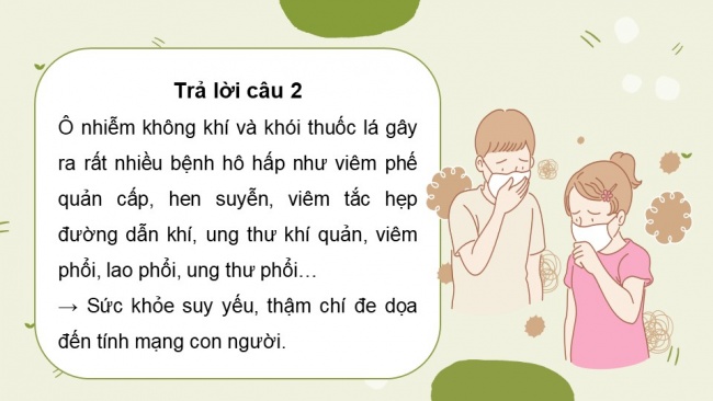 Soạn giáo án điện tử sinh học 11 KNTT Bài 9: Hô hấp ở động vật (P2)