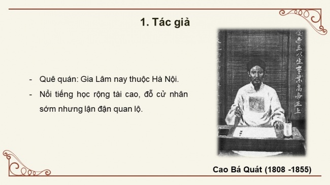 Soạn giáo án điện tử ngữ văn 11 KNTT Bài 4: Dương phụ hành