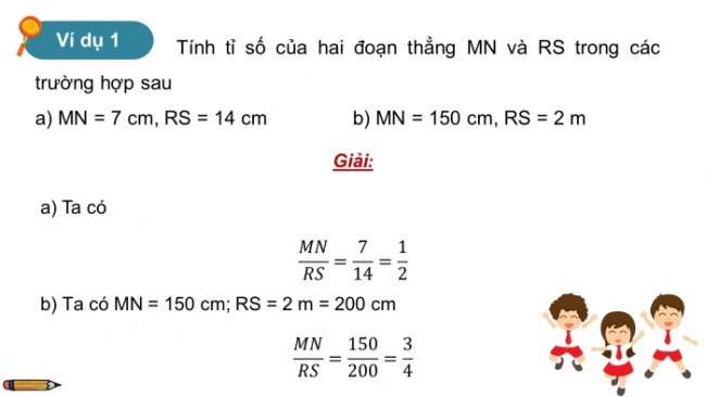 Soạn giáo án điện tử Toán 8 CTST Chương 7 Bài 1: Định lí Thalès trong tam giác