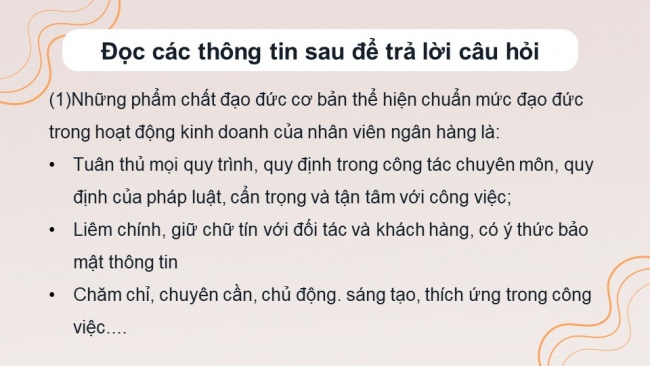 Soạn giáo án điện tử kinh tế pháp luật 11 KNTT Bài 7: Đạo đức kinh doanh