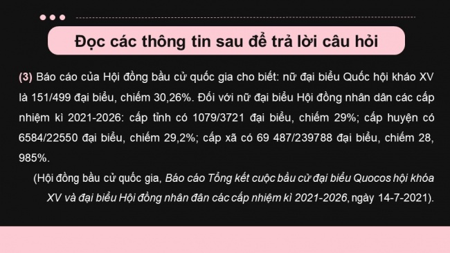 Soạn giáo án điện tử kinh tế pháp luật 11 KNTT Bài 10: Bình đẳng trong các lĩnh vực