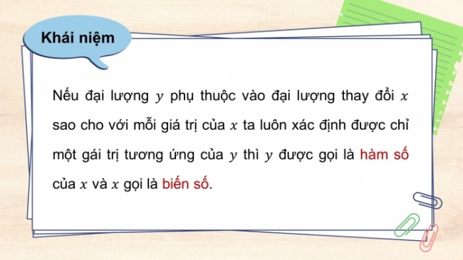 Soạn giáo án điện tử Toán 8 KNTT Bài 27: Khái niệm hàm số và đồ thị của hàm số