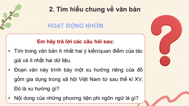 Soạn giáo án điện tử ngữ văn 11 CTST  Bài 4: Gốm gia dụng của người Việt