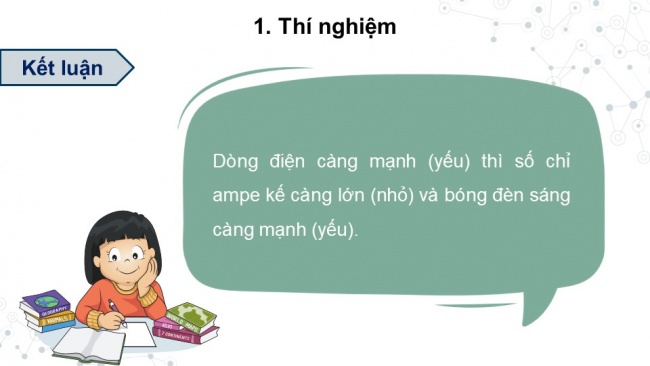 Soạn giáo án điện tử KHTN 8 KNTT Bài 24: Cường độ dòng điện và hiệu điện thế