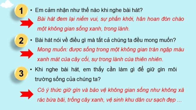 Soạn giáo án điện tử âm nhạc 4 KNTT Tiết 21: Nghe nhạc: Không gian xanh; Ôn bài hát: Hạt mưa kể chuyện