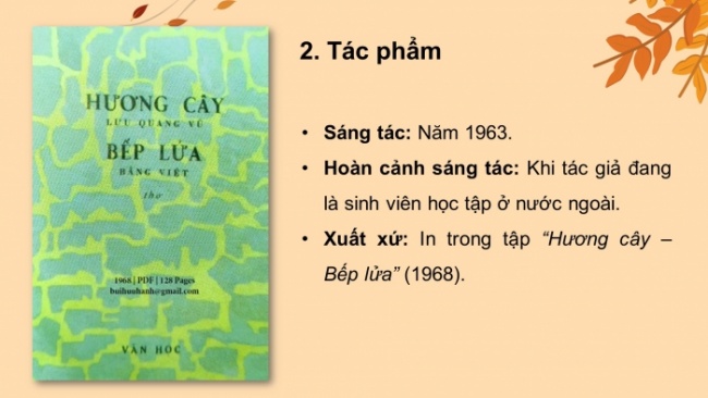 Soạn giáo án điện tử Ngữ văn 8 KNTT Bài 6 Đọc 3: Bếp lửa