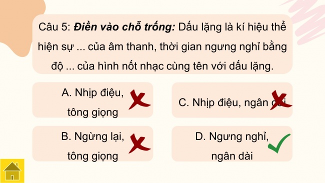 Soạn giáo án điện tử âm nhạc 4 cánh diều Tiết 15: Đọc nhạc: Bài đọc nhạc số 2; Vận dụng